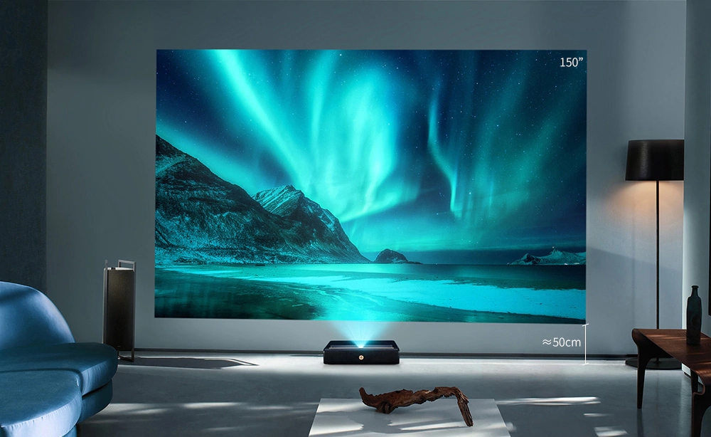 WEMAX L1668FCFuff08A300uff094K Ultra Short Throw Laser Projector TV Home Theater ( Xiaomi Ecosystem Product ) - Black